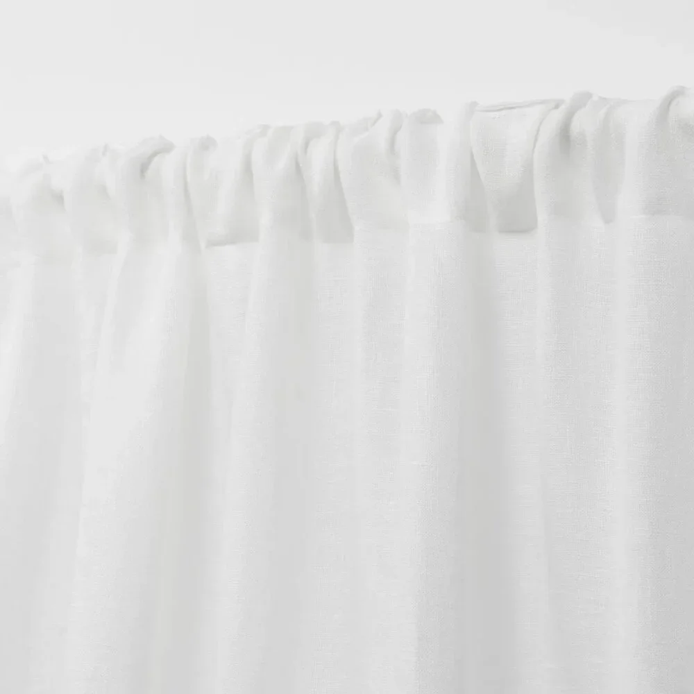 NEW Lauren Ralph Lauren Engel Back Tab Panel White Curtain 96